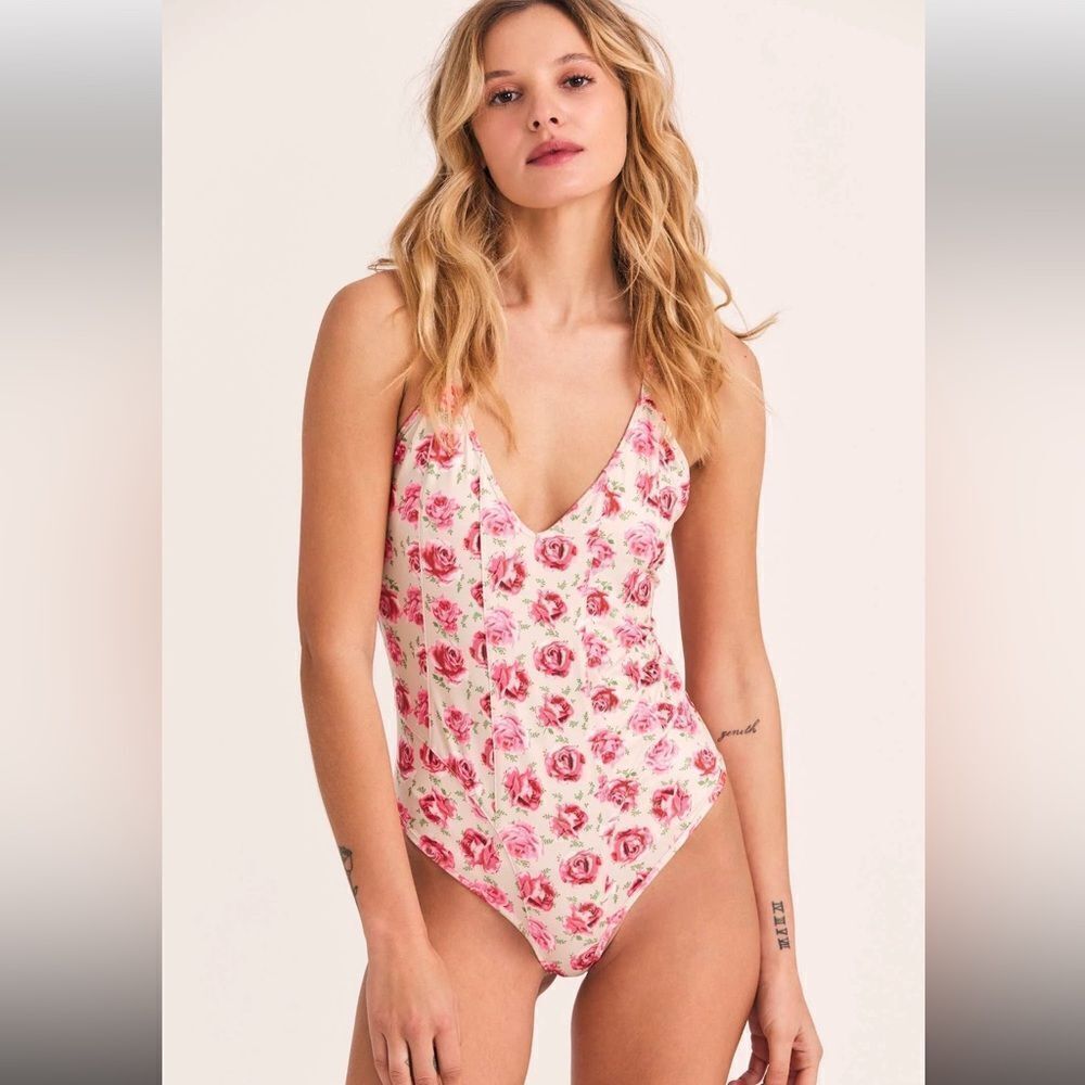 LoveShackFancy Shailee One Piece Swimsuit